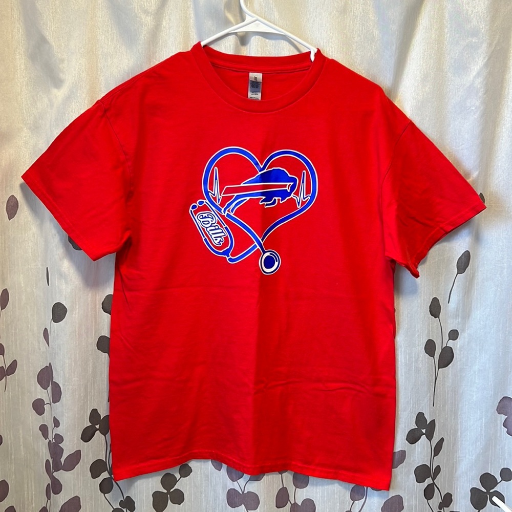 Buffalo Bills stethoscope T-shirt